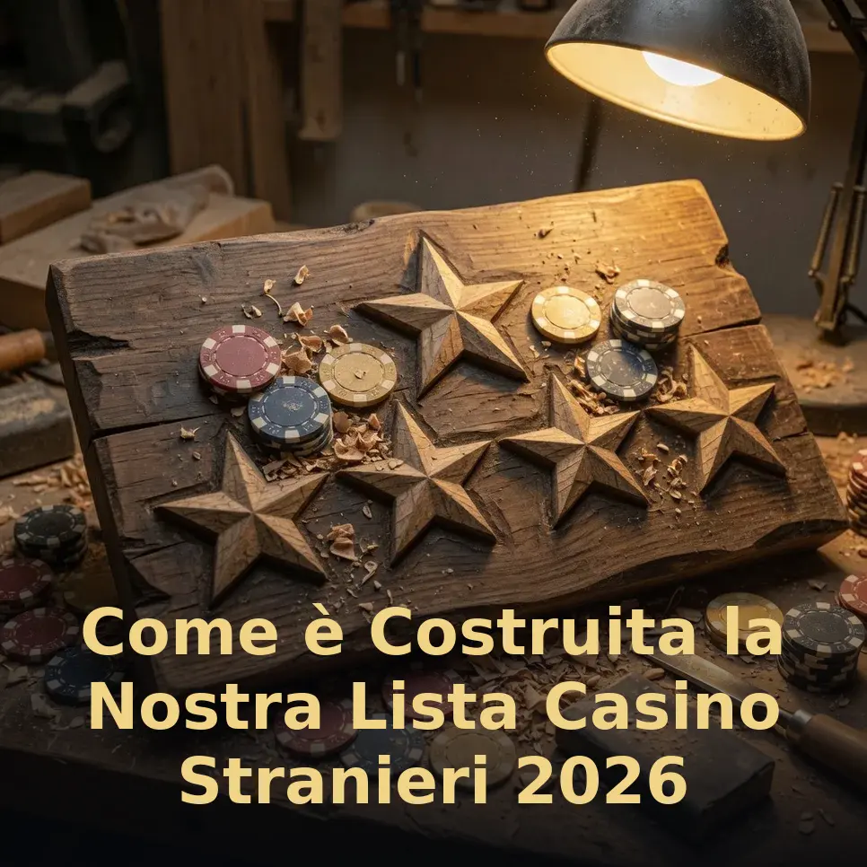 Come è Costruita la Nostra Lista Casino Stranieri 2026